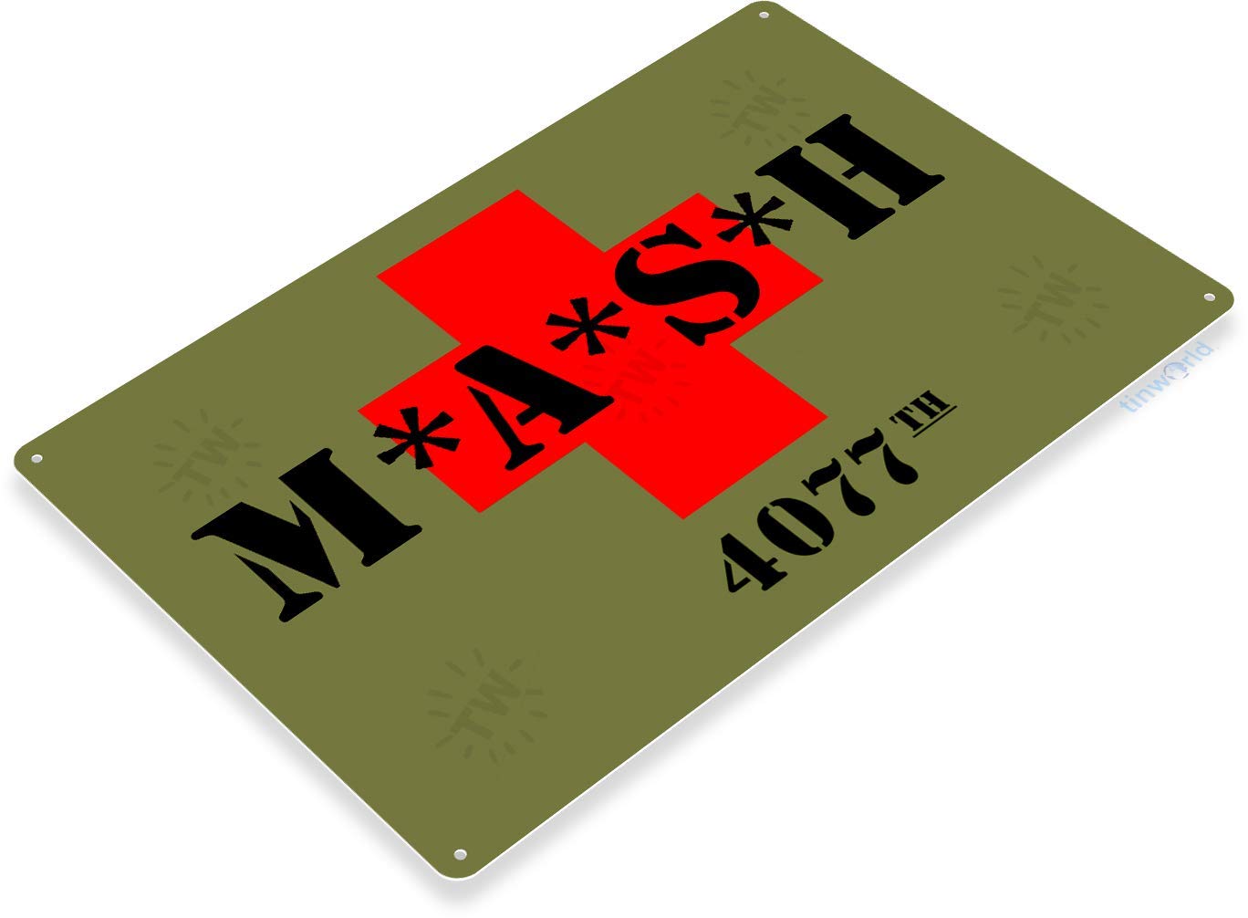 Amazon.com: Tinworld Tin Sign: Mash Sign 4077th Retro Tv Show Army